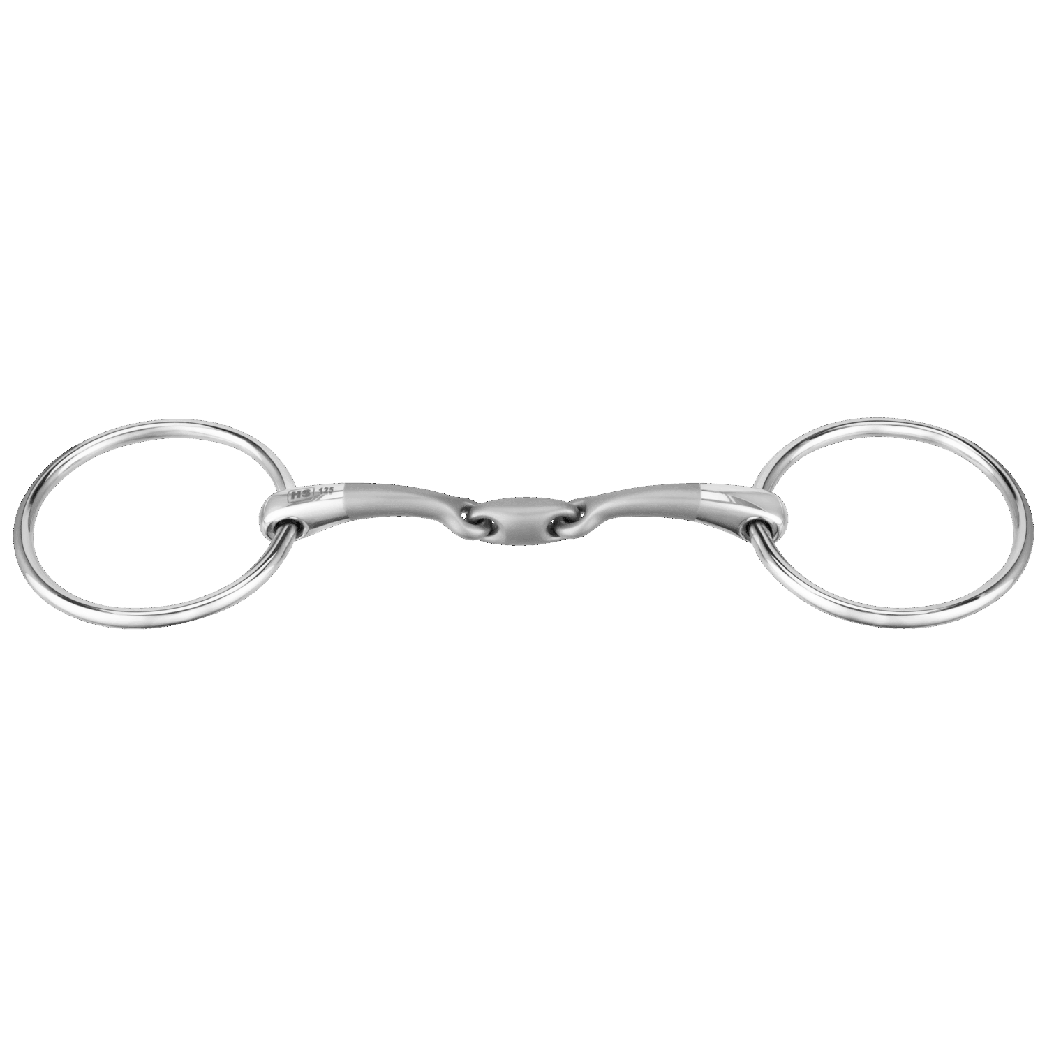 Sprenger Satinox Loose rings Snaffle 12 mm Double Broken - Stainless steel, Size: 11.5cm, Dikte: 12mm