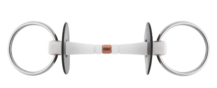 Nathe Loose rings Trens flexible Mullen mouth copper link - 20mm, Size: 13.5cm