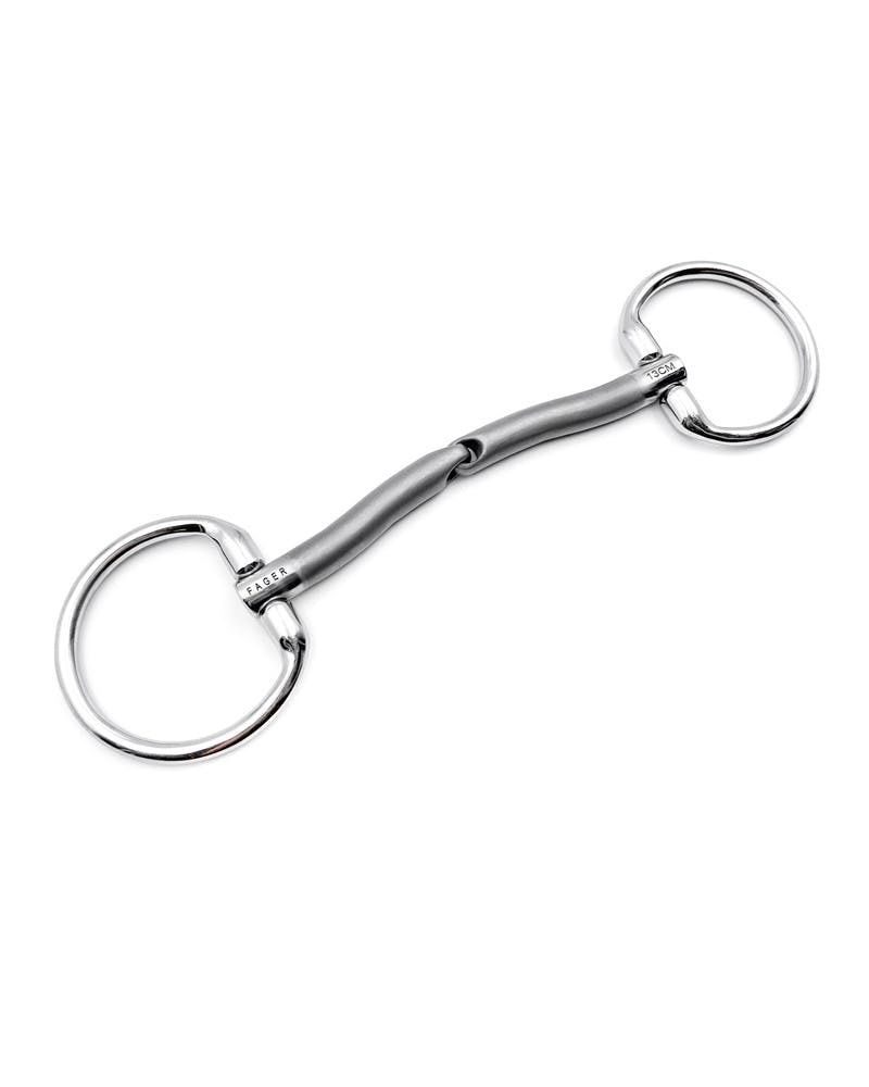 Fager Jesper Sweet iron Underlay bit Fixed rings, Size: 13cm, Dikte: 12mm