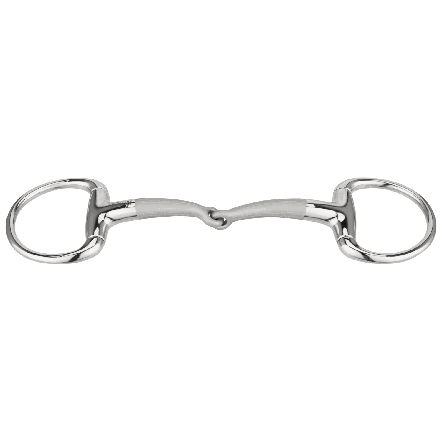 Sprenger Satinox Eggbutt Snaffle Single Joint - Stainless steel, Size: 10.5cm, Dikte: 14mm, Ringen: 55mm