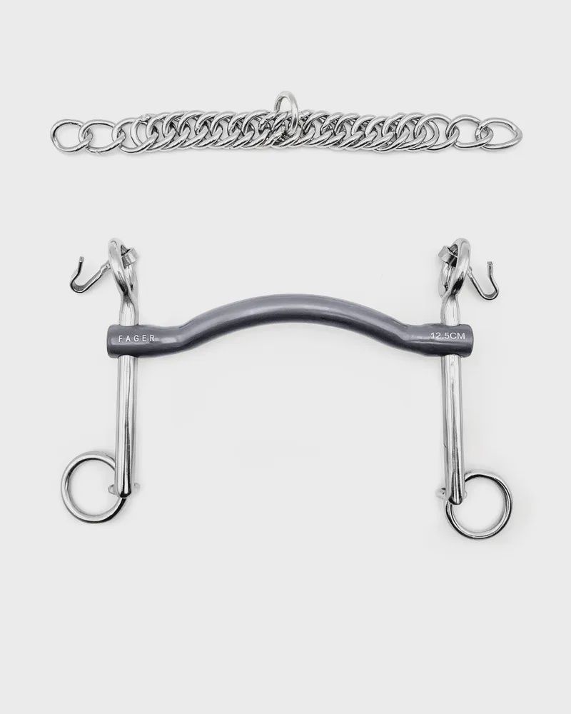 Fager Charlotte Titanium Rod 7 cm - 14mm, Size: 12.5cm