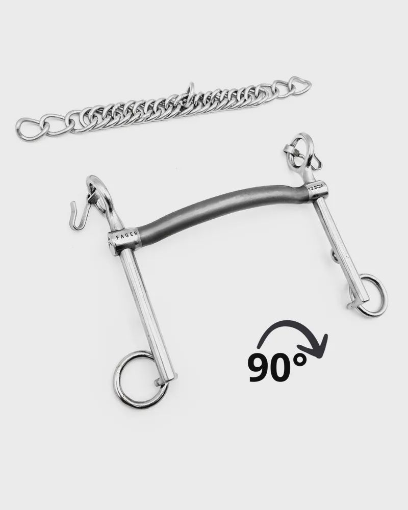 Fager Daniel Sweet iron Bit - 14mm - 7cm, Size: 12.5cm