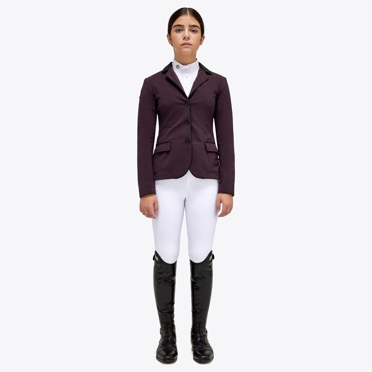 Cavalleria Toscana Mädchen Gp Young Rider Jacke Dunkel Lila (3A00), Size: 12