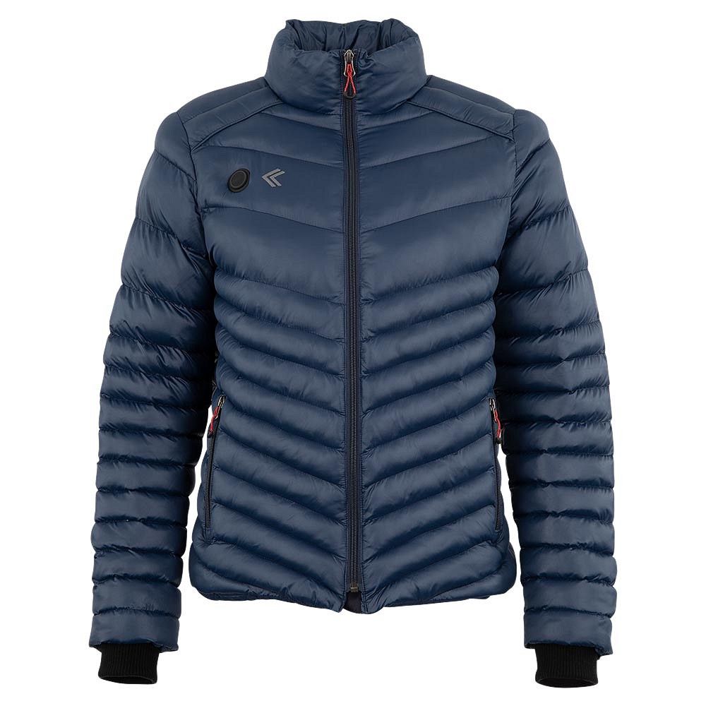 WHIS gepolsterte beheizte Coach-Jacke, Color: Navy, Size: XS