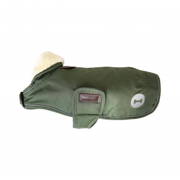 Manteau pour chien Kentucky imperméable 300gr, Color: Green, Size: XXS
