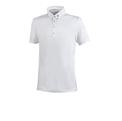 Eqode Dolph - Men&#39;s Competition Short Sleeves Polo, Color: Wit, Size: XXL