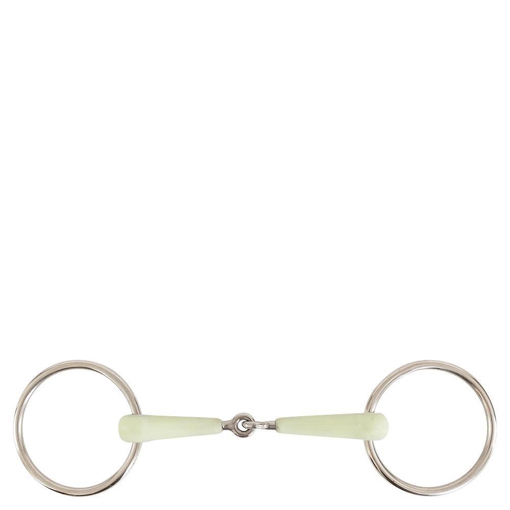 BR Single Broken Water Snaffle Apple Mouth