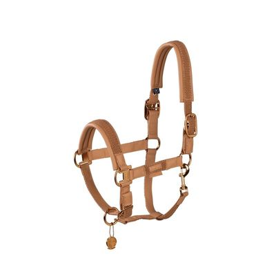 Eskadron Halter Double Pin Plait Platinum 23 Cognac