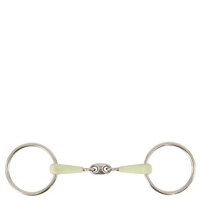 BR Double Broken Water Snaffle Apple Mouth Core Stainless Steel