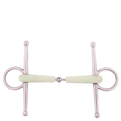 BR Single Broken Loose Snaffle Apple Mouth