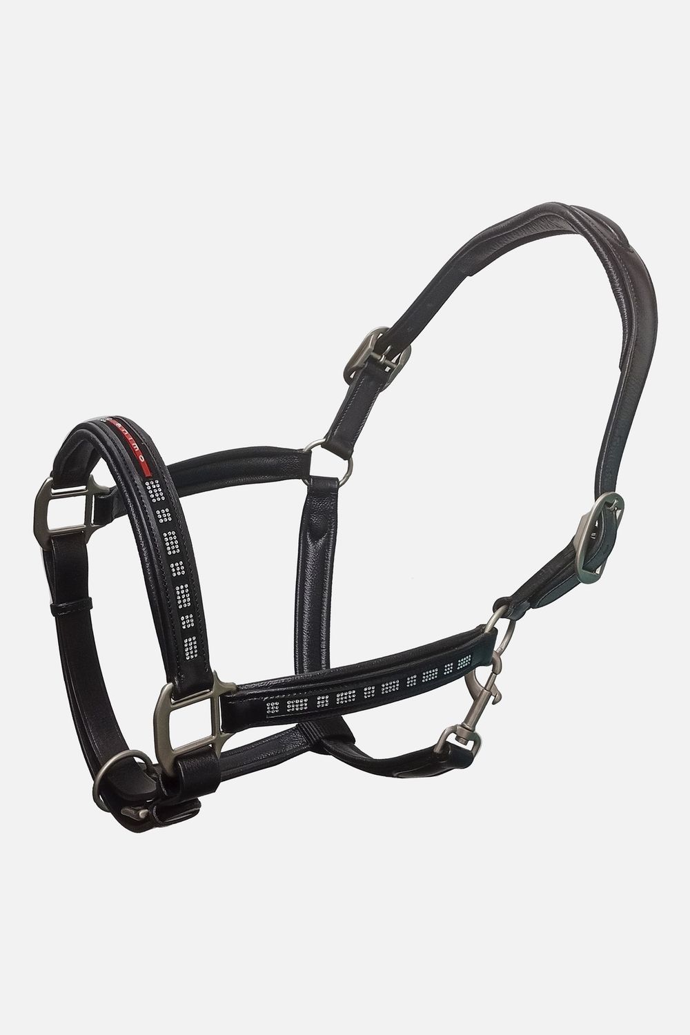 Animo Unita Leather Halter, Color: Black, Size: Full