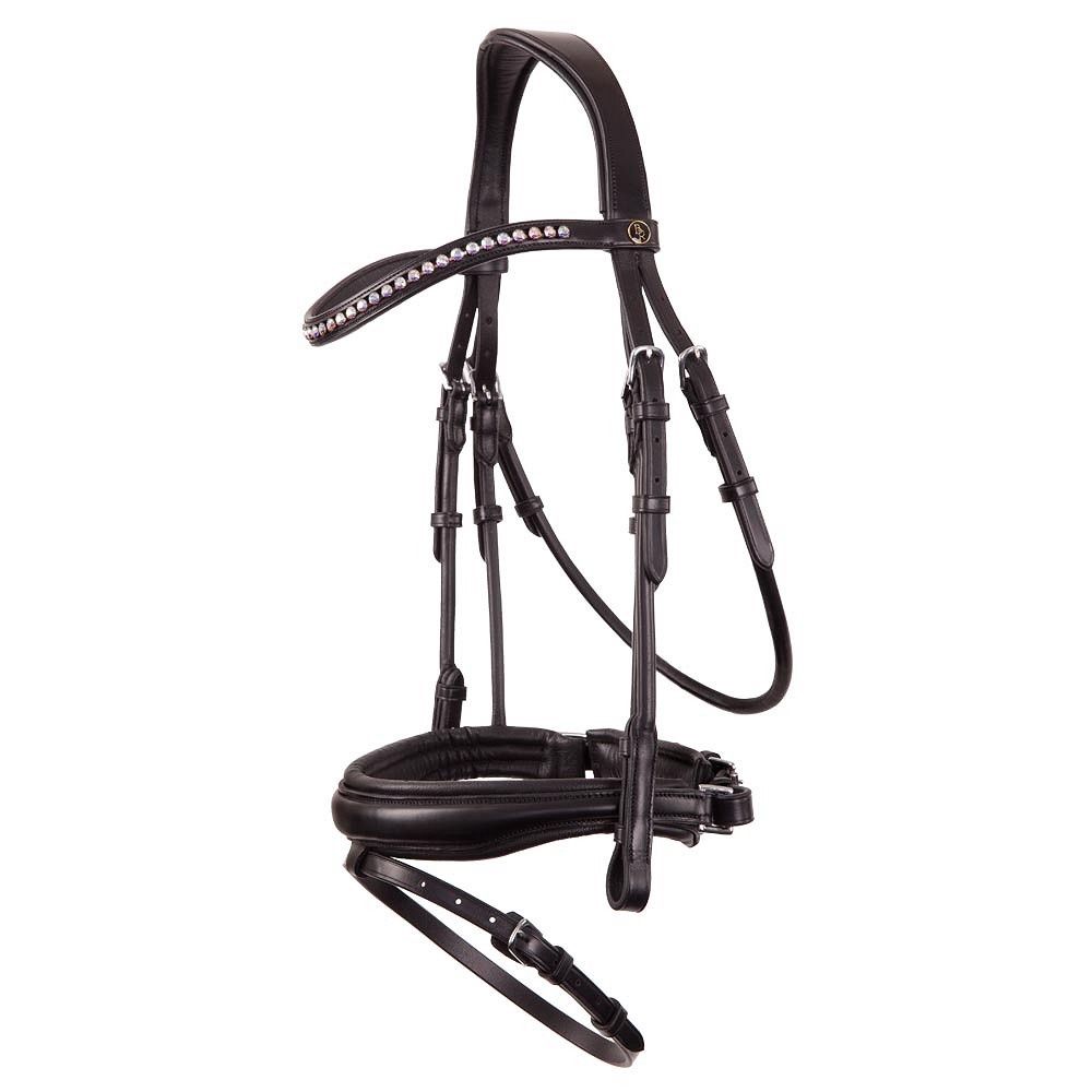 BR Bridle Southam, Color: Zwart/Zwart, Size: Cob
