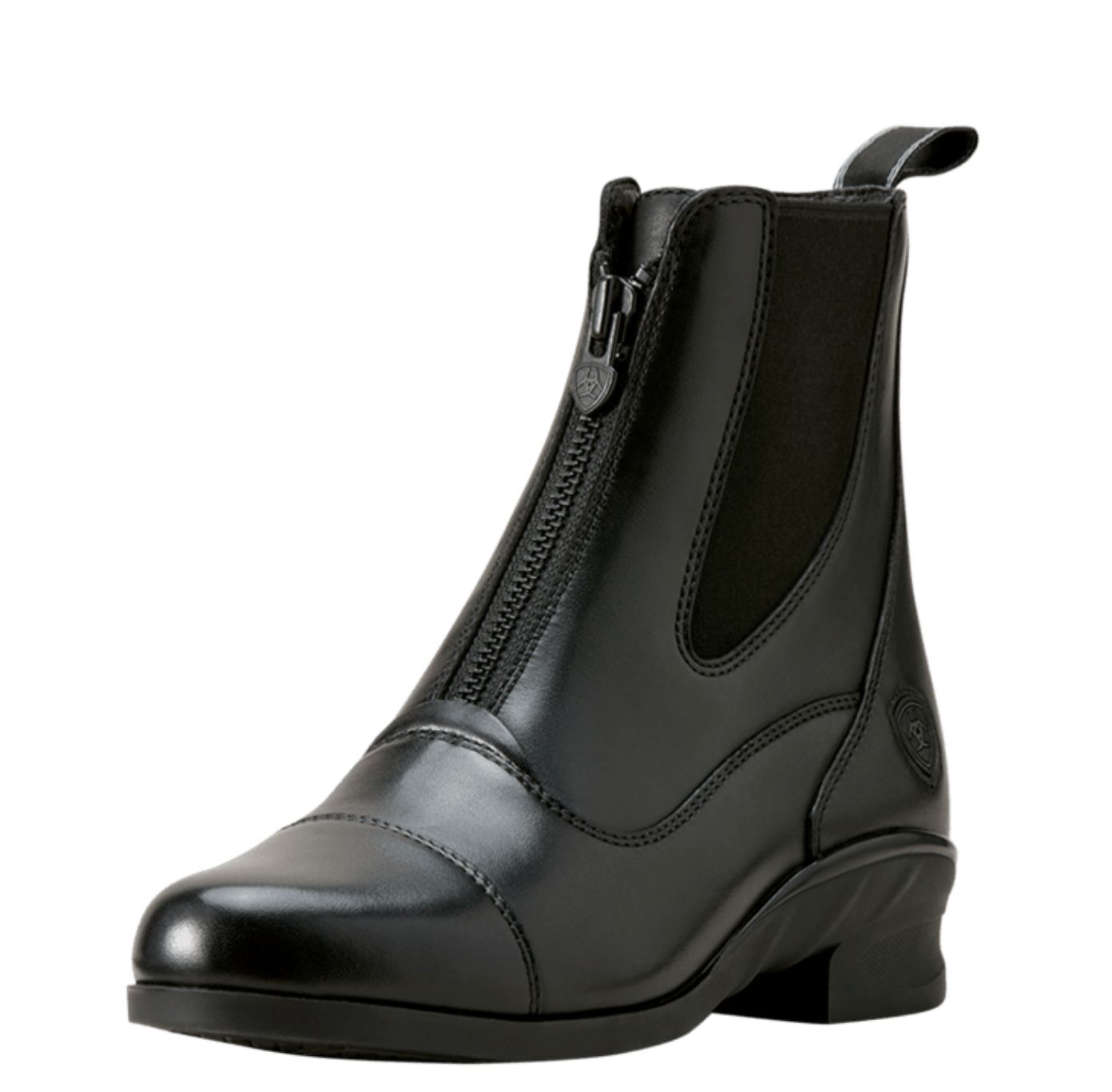 Ariat Heritage Zip Short Boots, Color: Black, Size: 40