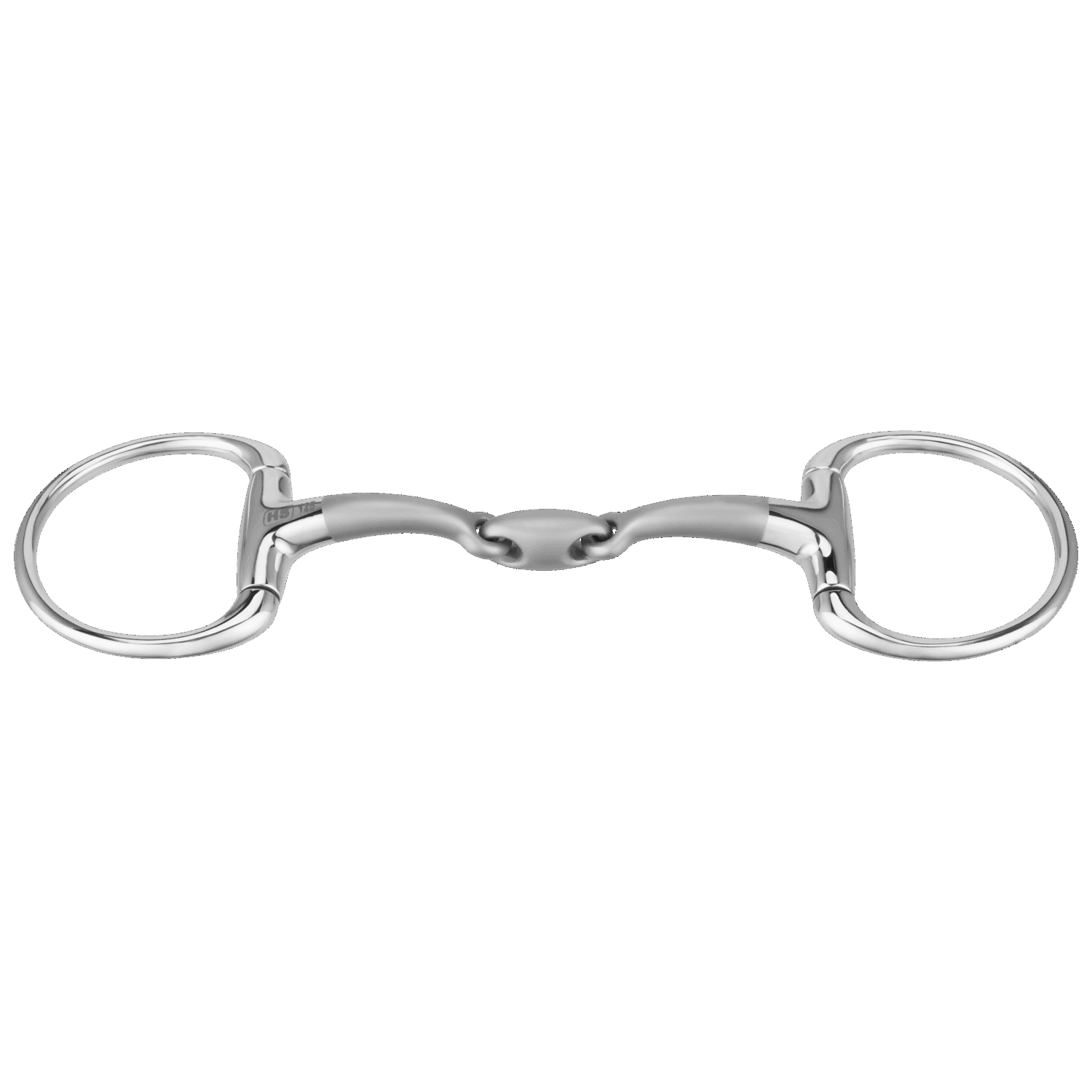 Sprenger Satinox Eggbutt bit Double Broken - Stainless steel 14mm, Size: 11.5cm