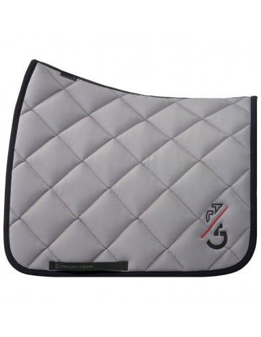 Cavalleria Toscana CT Team Red Stripe Pad - Dressage, Color: Light Grey