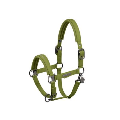 Eskadron Headcollar Double Pin Faux Leather Platinum 24