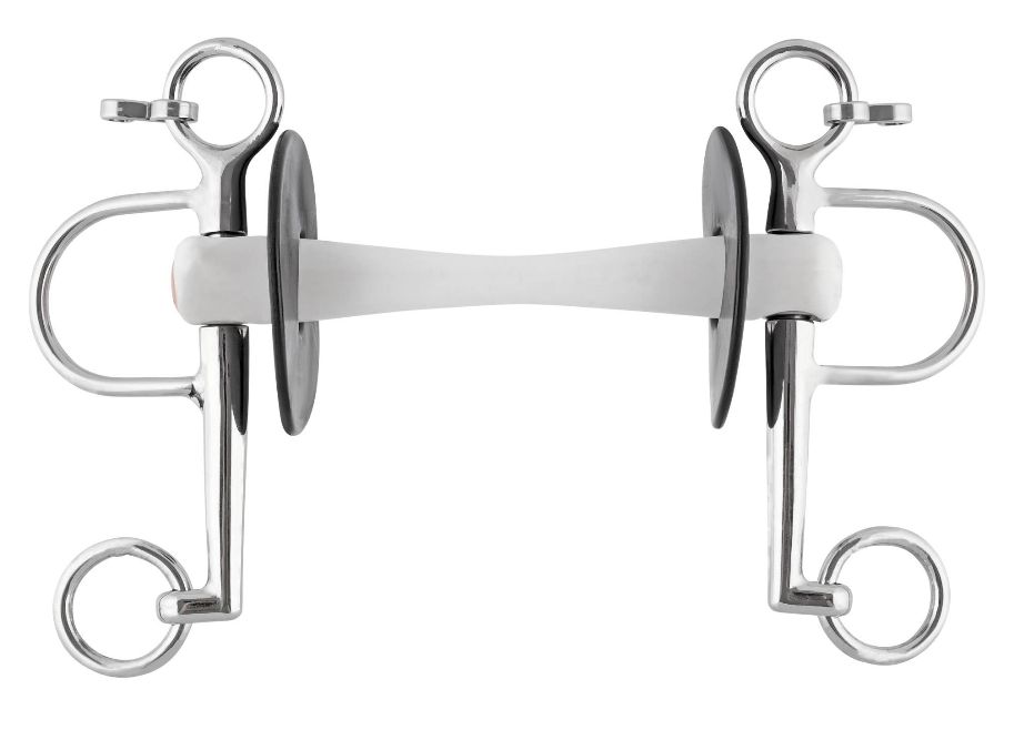 Nathe Pelham with flexible Mullen Mouth; long cheeks - 20mm, Size: 13cm