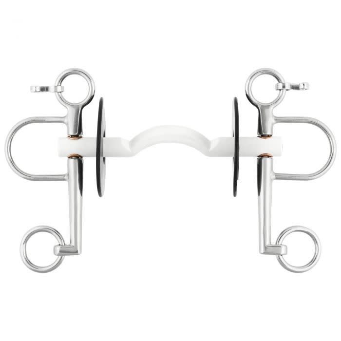 Nathe Pelham doux Mullen Bouche port joues longues, Dikte: 20mm, Size: 13.5cm