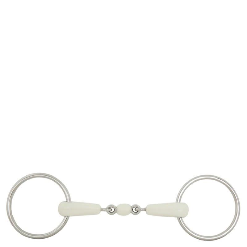 BR Double Broken Water Snaffle Combo Comfort - 18mm, Size: 12.5cm