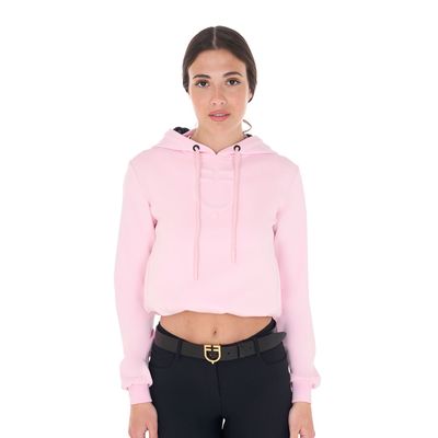 Equestro Cut-Out Hoodie Women