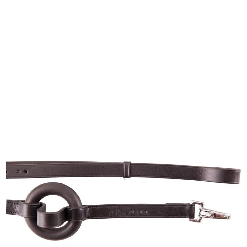 Premiere Side support with rubber ring, Color: Black, Size: Pony