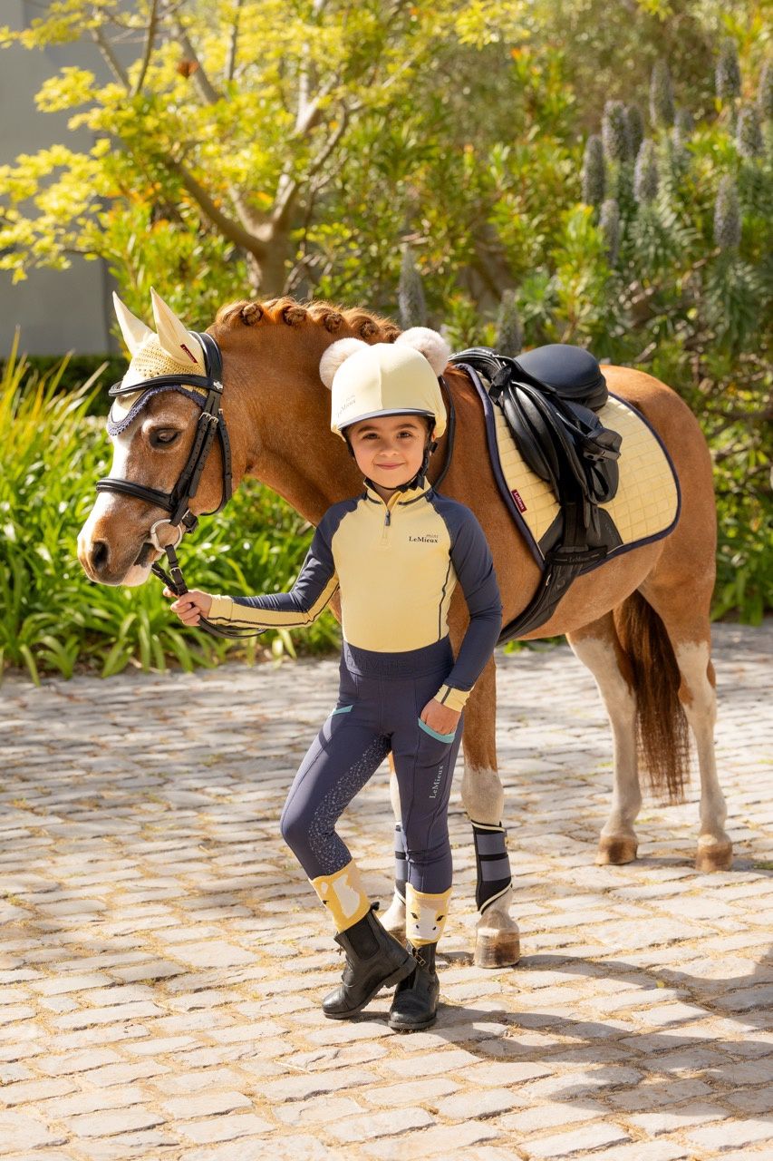 LeMieux Mini Suede Saddle Pad SS25, Color: Mimosa, Size: Jump - Pony
