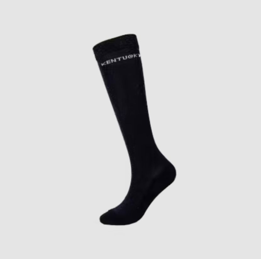Kentucky Socks Glitter, Color: Black, Size: 41-46