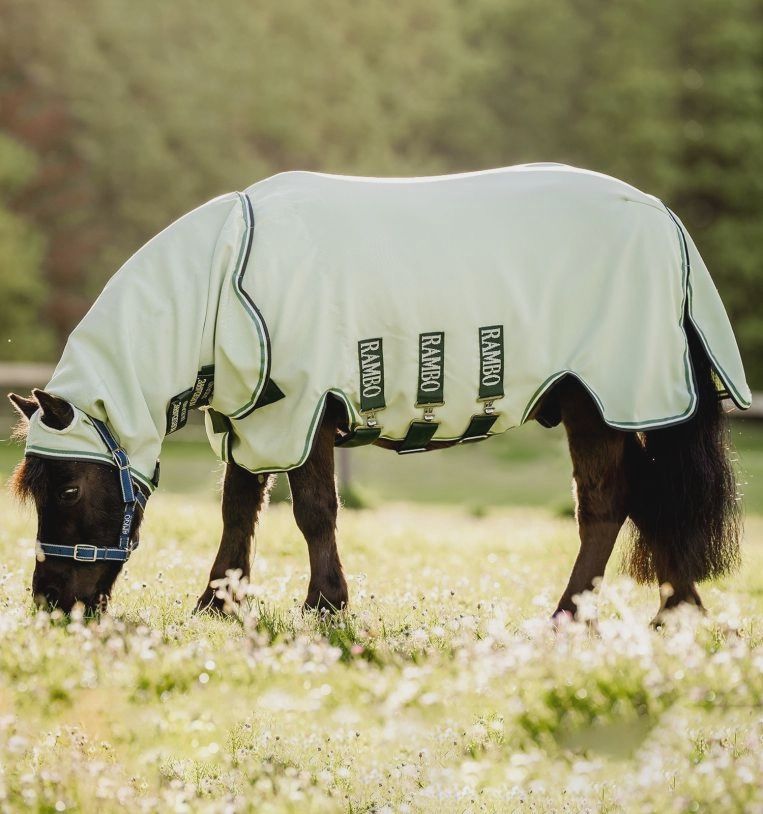 Horseware Rambo Hoody, Color: Green/Sage/Beige, Size: 80/120/4.0