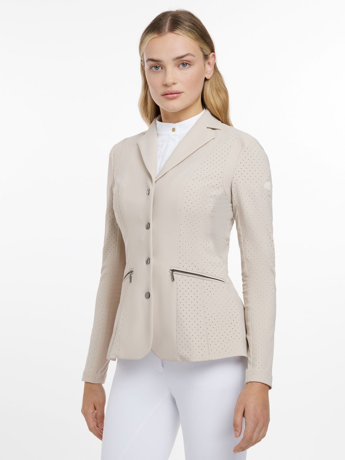 LeMieux Jessica Mesh Competition Jacket Women, Color: Stone, Size: XS