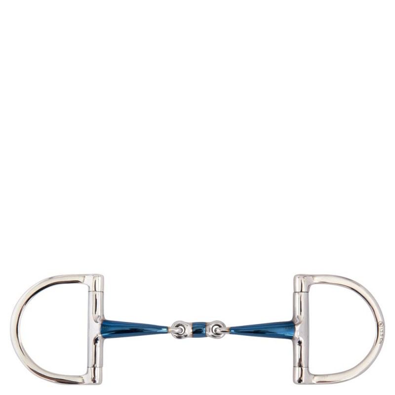 BR Double Broken D-Ring Sweet Iron - 14mm, Size: 11.5cm