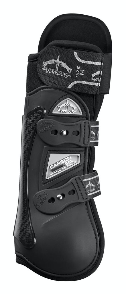 Veredus Carbon Gel Xpro Sehnenprotektoren, Color: Black, Size: L