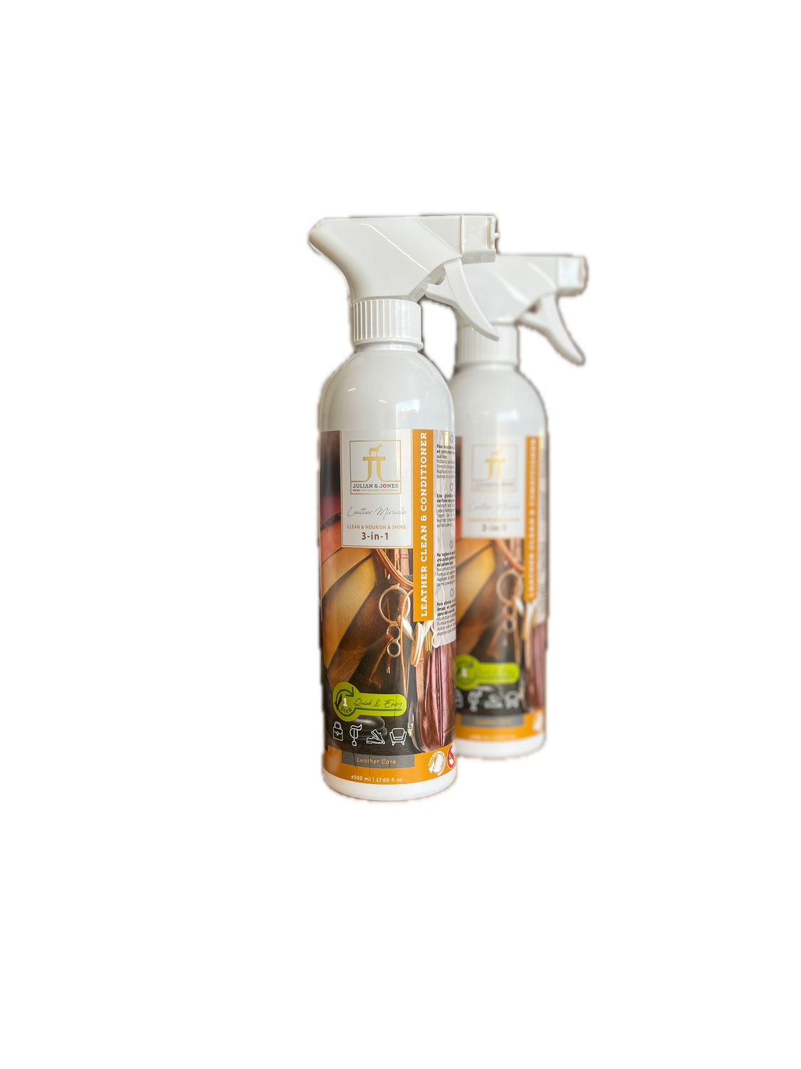 Julian &amp; Jones Leather Clean &amp; Conditioner, Size: 500ml