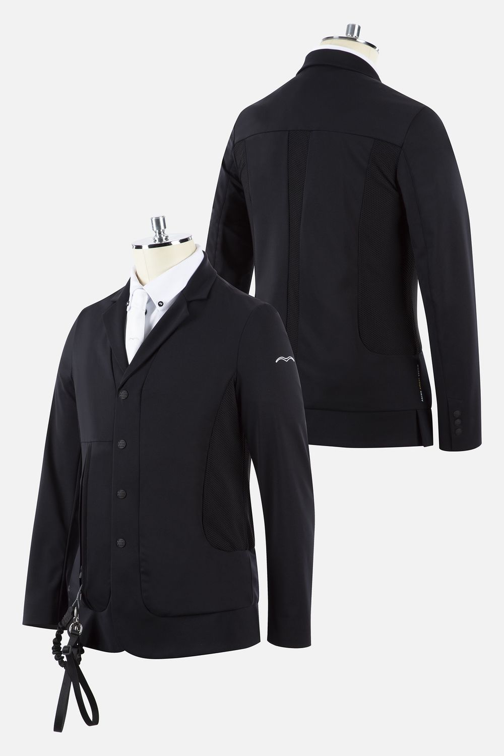 Animo It-Jktech Men&#39;s Competition Jacket With Airbag, Color: Black, Size: M