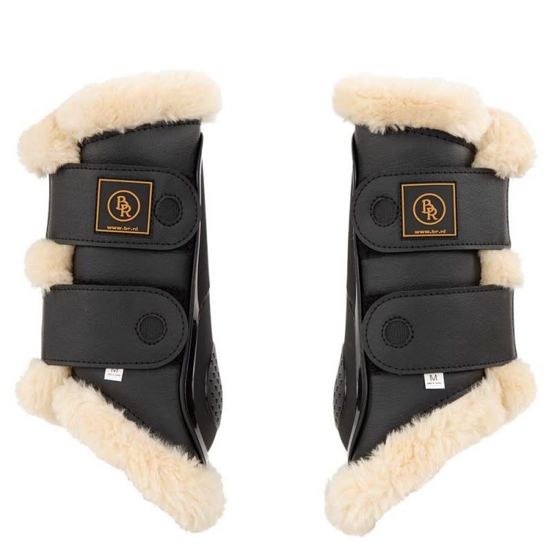 BR Majestic Pro Shin Guard, Color: Zwart, Size: S