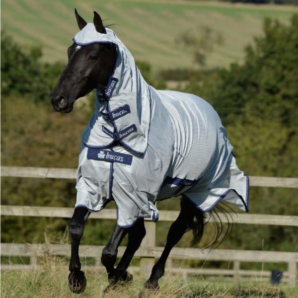 Bucas Buzz-Off X F/N - Fly rug, Color: Silver, Size: 165/220/7.3
