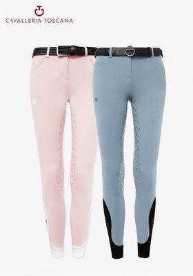 Cavalleria Toscana Kid&#39;s Full Grip Dressage Breeches