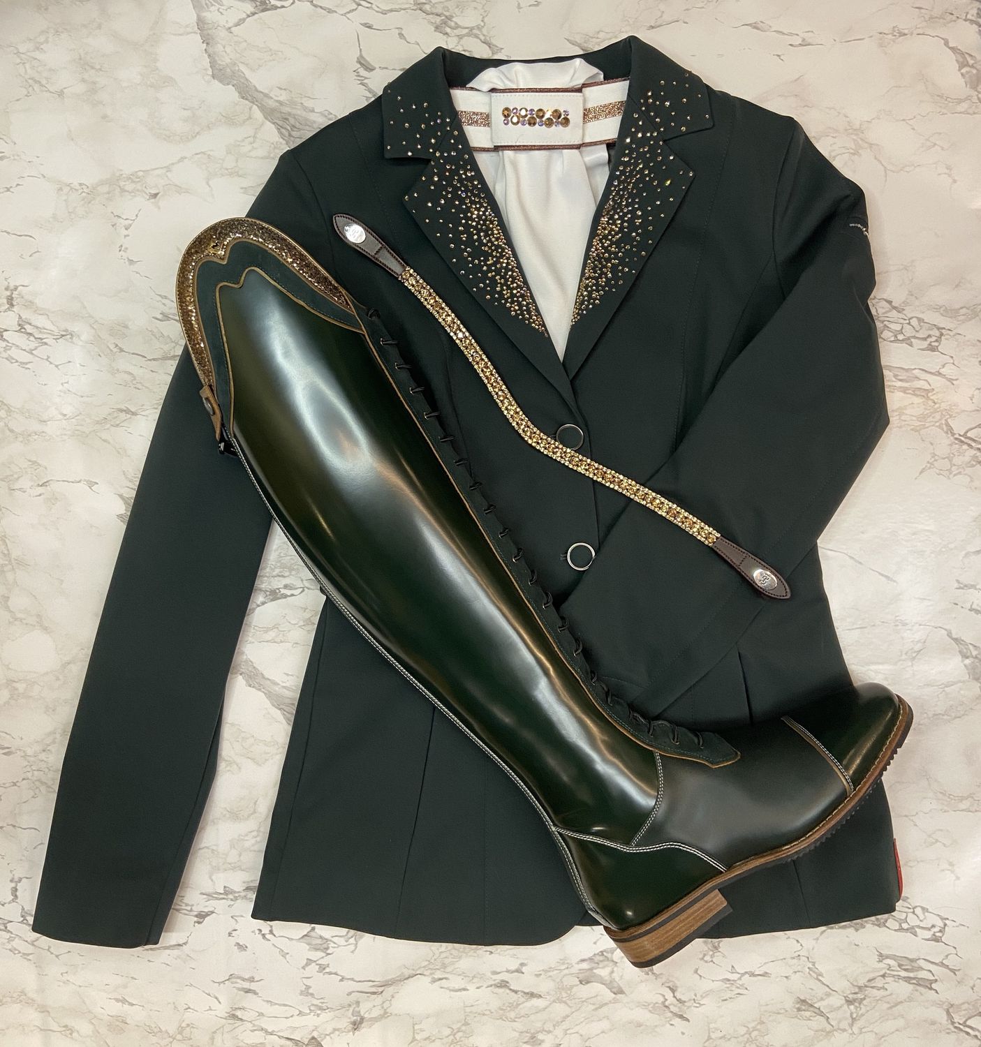 DeNiro Volta Brushed Green Top Rondine Galagld011, Color: Green, Size: 38 MA M