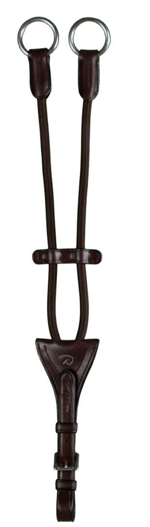 Dy&#39;on Elastic Running Martingale Attachment, Color: Brown, Size: Full