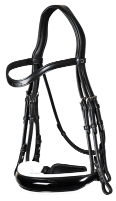 Dy&#39;on Patent Large Crank Noseband White Pad. - New English