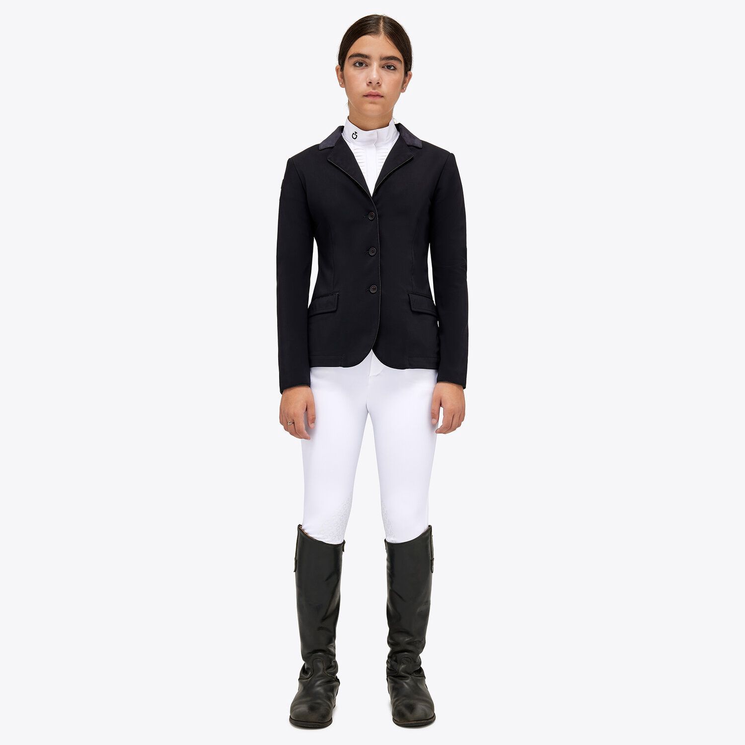 Cavalleria Toscana Girls Competition Jacket Black, Color: Zwart, Size: 12