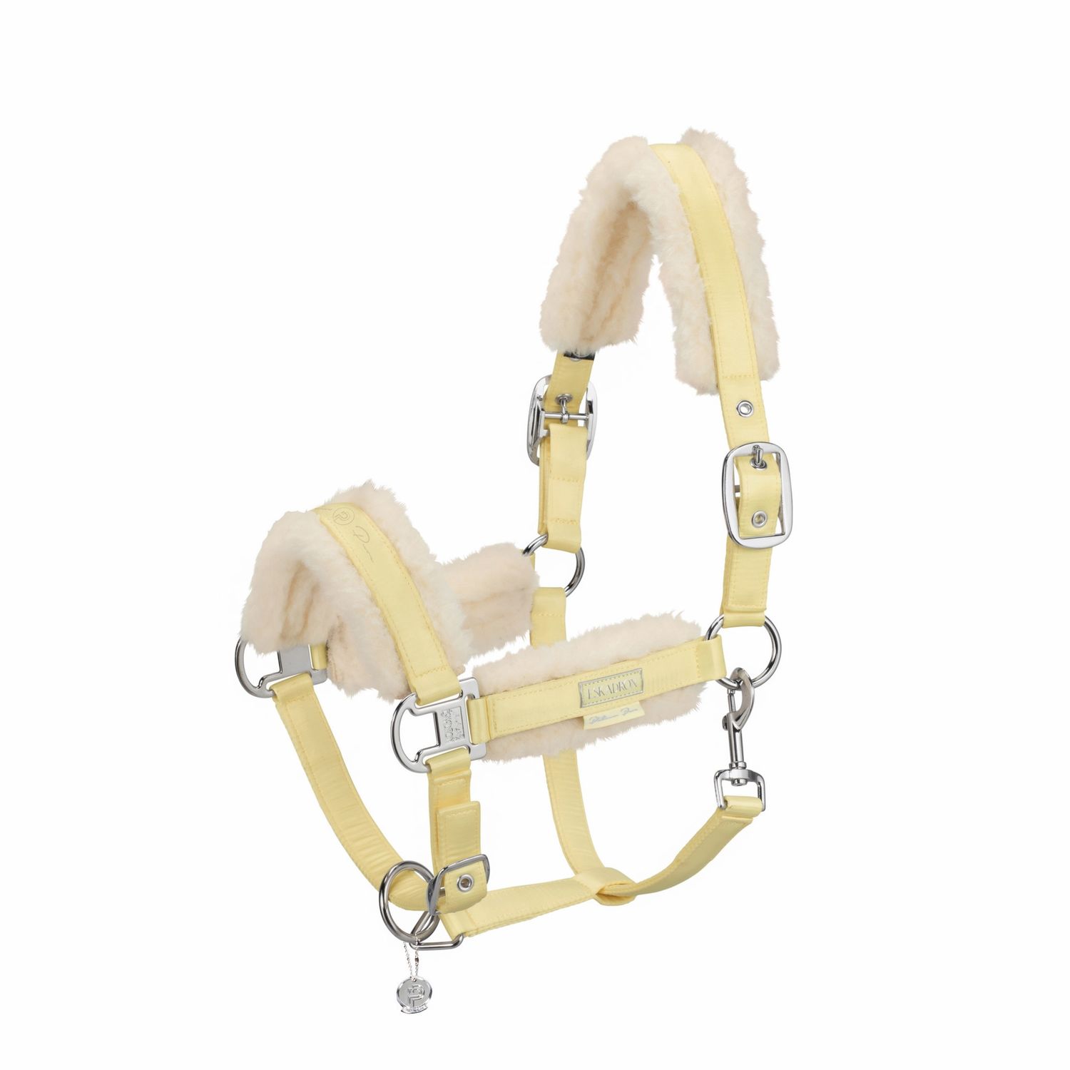 Eskadron Headcollar Mattgloss Evo-Wool Double Platinum Pure 23, Color: Sunflower, Size: Pony