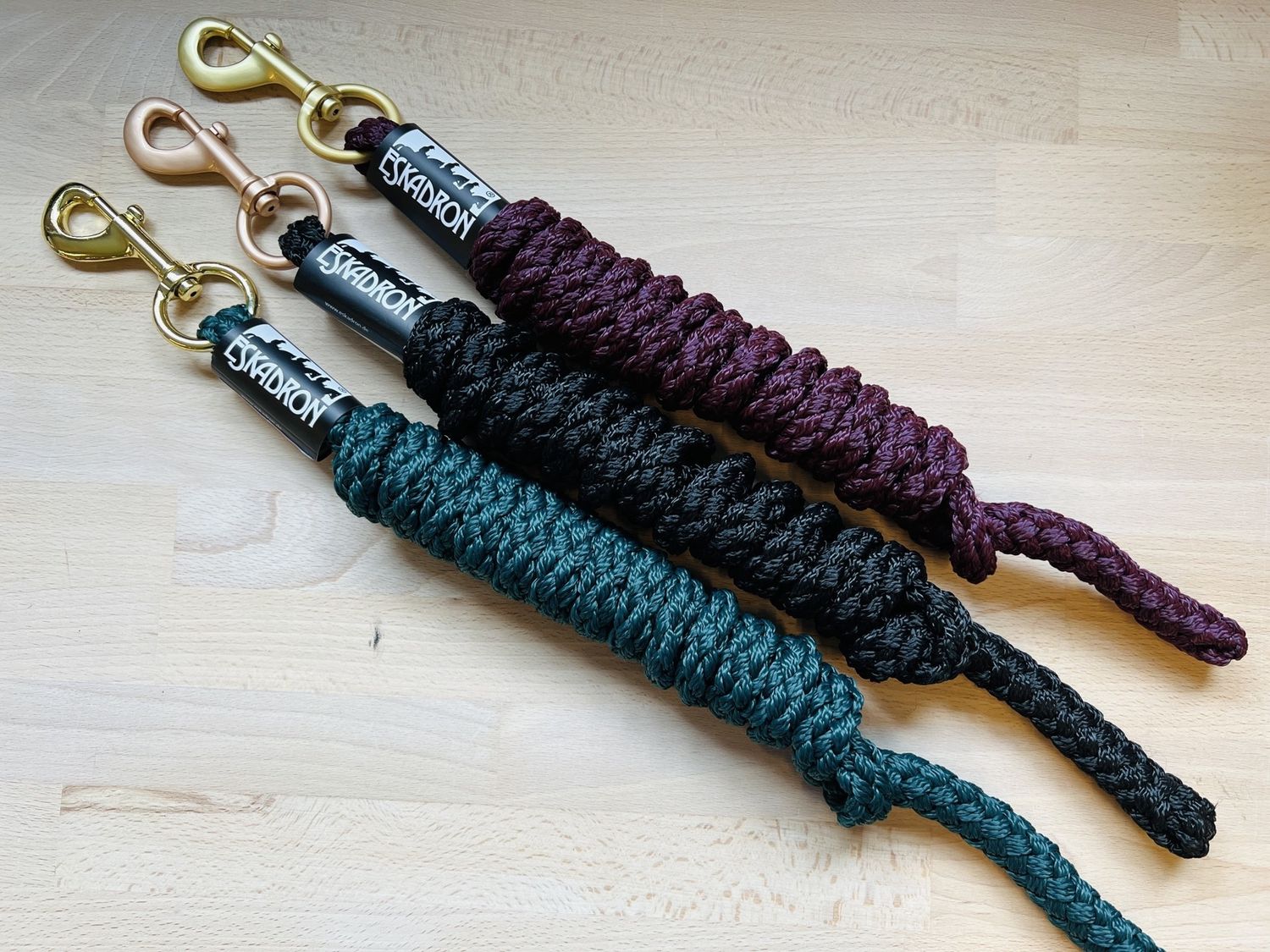 Eskadron Matching Lead Rope &quot;Maddelin Equestrian&quot;, Color: Black