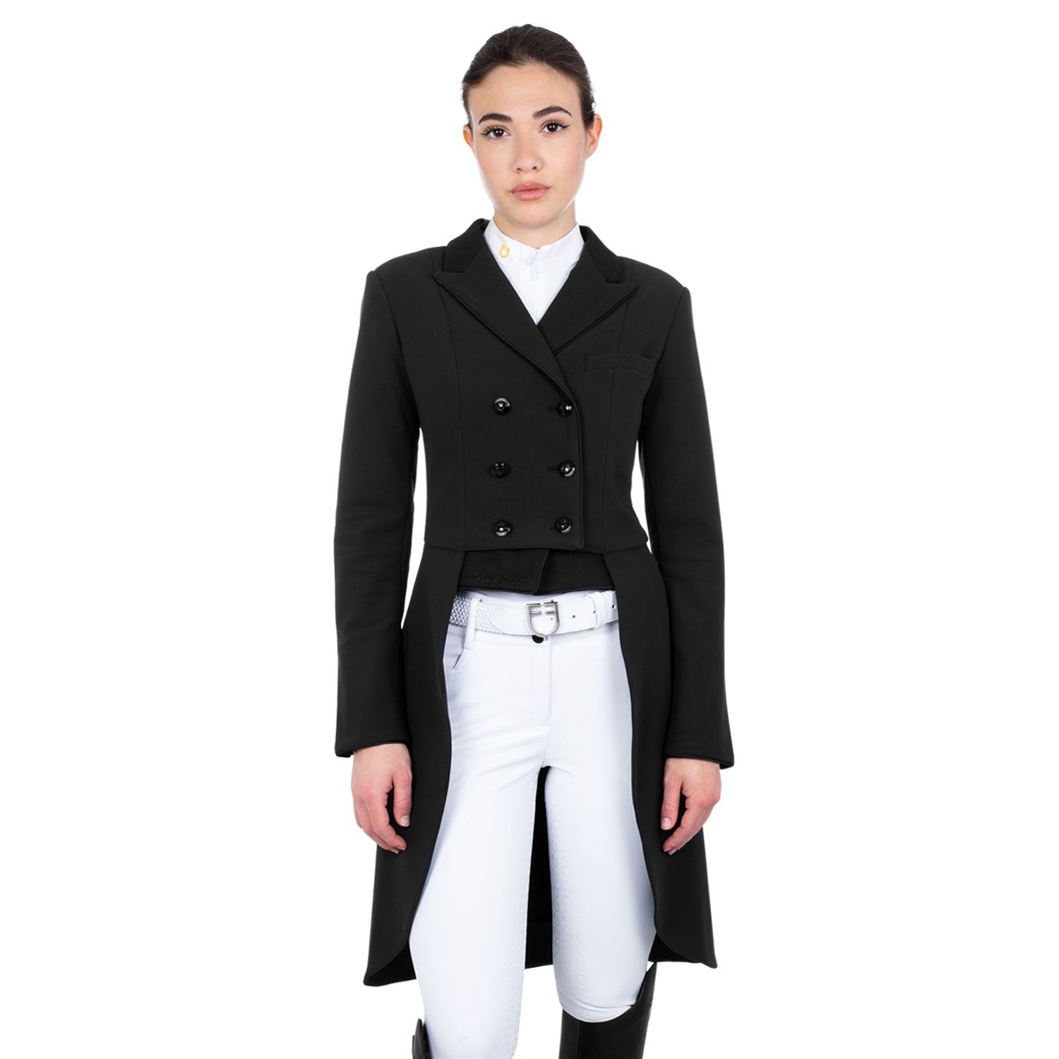 Equestro Ladies Competition Jacket, Color: Black, Size: XS