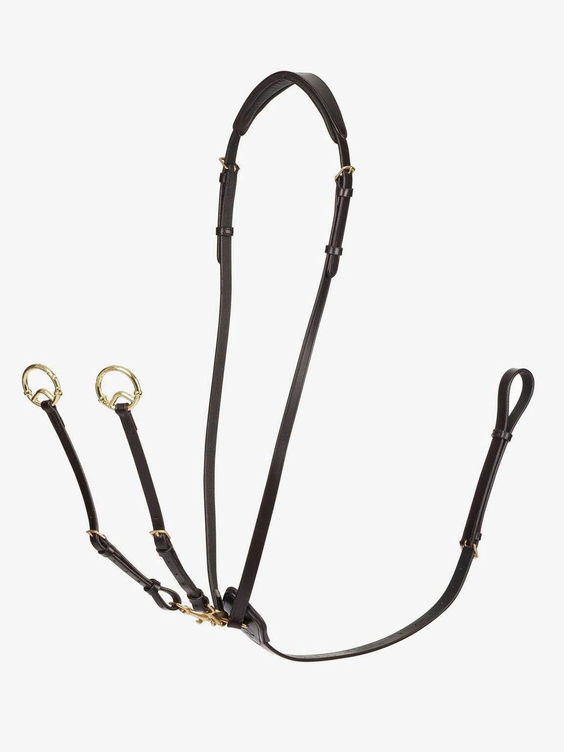 LeMieux Kudos Running Martingale Brass, Color: Brown, Size: Pony