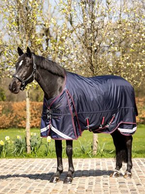 LeMieux Kudos Thermo Layer Turnout Horse Blanket Navy