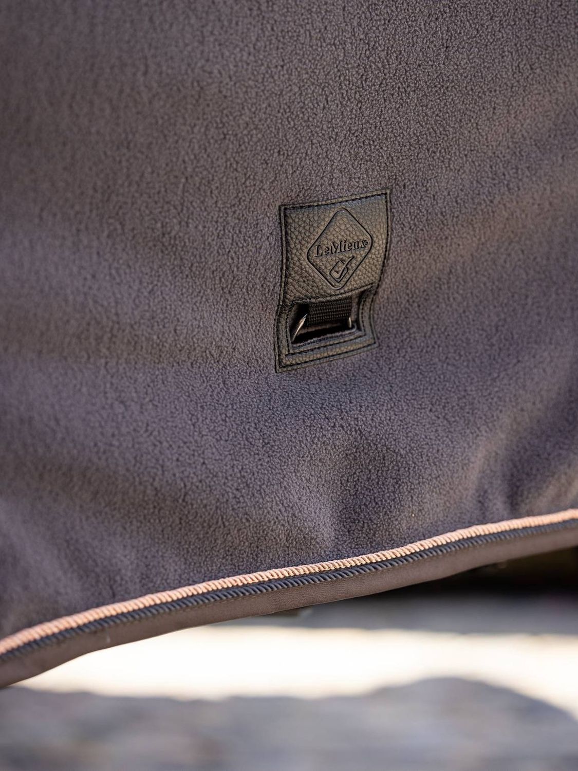 LeMieux Luxury Fleece Horse Blanket Graphite, Size: 145/195/6.6