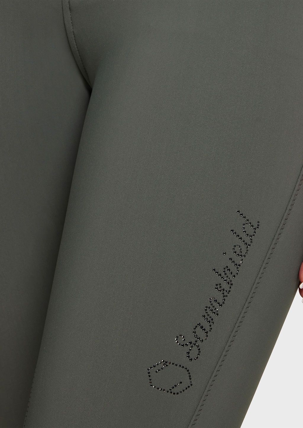 Samshield Riding Pants Claranova Full Grip Ladies SS24, Color: Dark Forest, Size: S