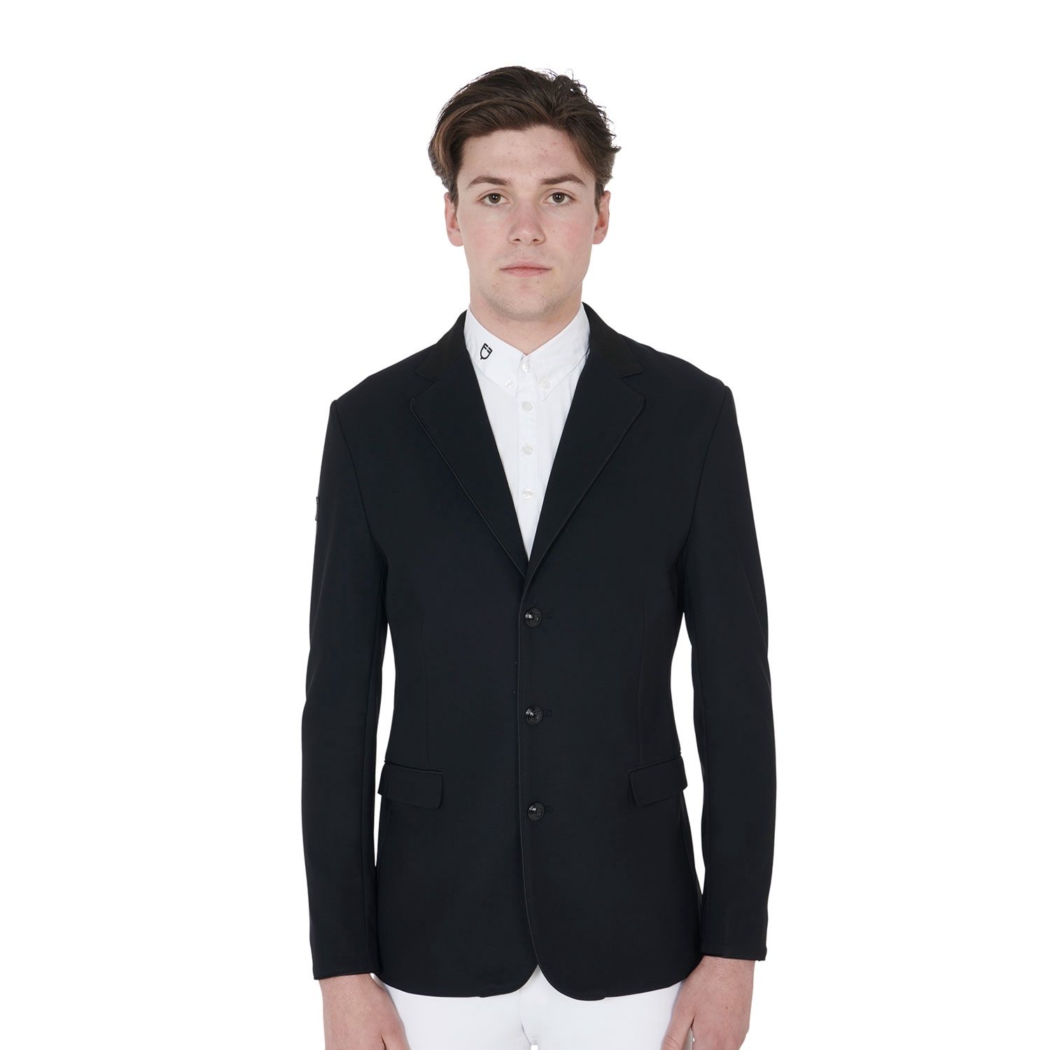 Equestro Heren Wedstrijdjas, Color: Black, Size: XS