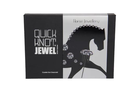 Hes-Tec Quick Knot Jewel (12 Pieces), Color: Black, Size: XL