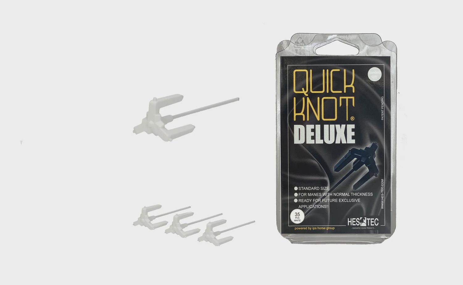 Hes-Tec Quick Knot® Deluxe, Color: White, Size: Standaard